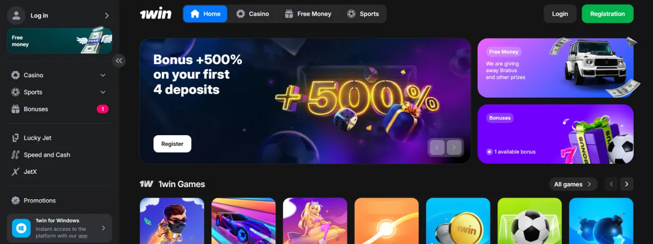 1Win Online Casino Review