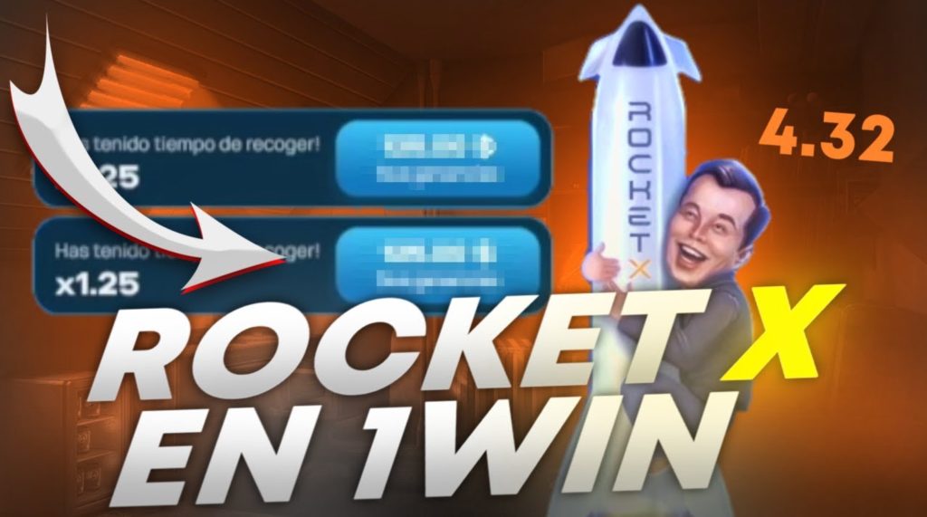 Rocket X 1Win പ്ലേ.